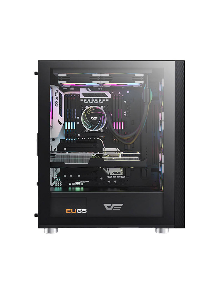 Darkflash DK210 Graffiti Computer Case (black)