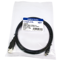 USB 2,0 Cable, A/M to Micro...