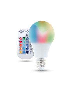 LED Bulb E27 A60 RGB +...
